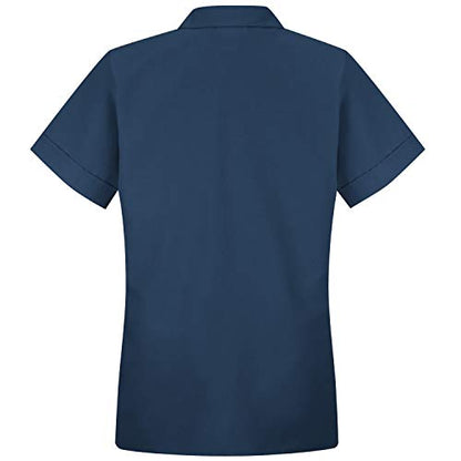 Red Kap Women's Button Front Tunic - color: Navy, size: X-Large