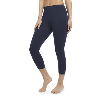 Jockey Womens Cotton Stretch Basic Capri - color: Neo Navy, size: Small