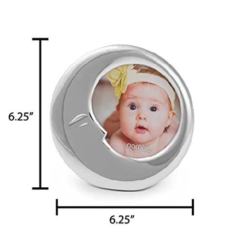 Nambe Baby Moon Picture Frame, 6", Silver