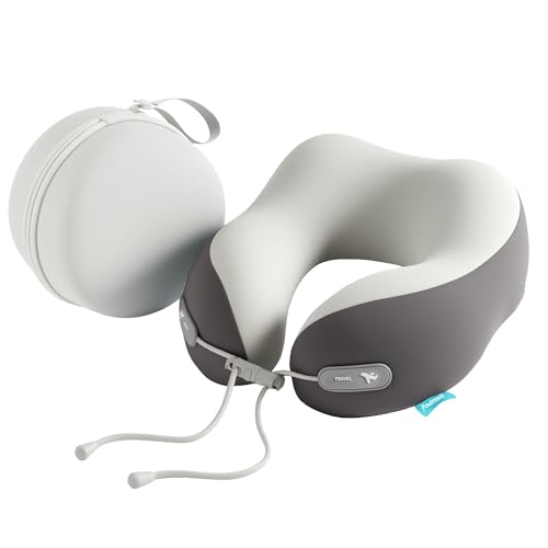 Travel Neck Pillow, Neck Pillow for Traveling,Grey - color: Grey