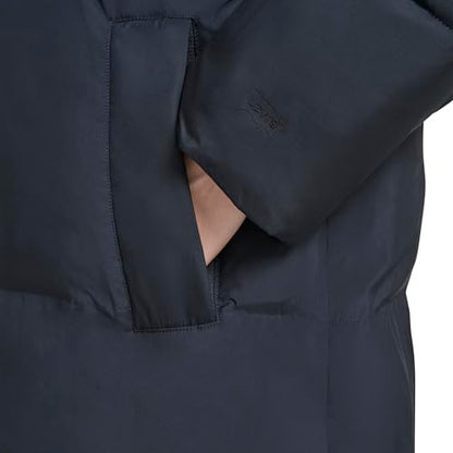 Levi's Women's Cloud Puff Extra Long Puffer Jacket Coat - color: Navy, size: Medium