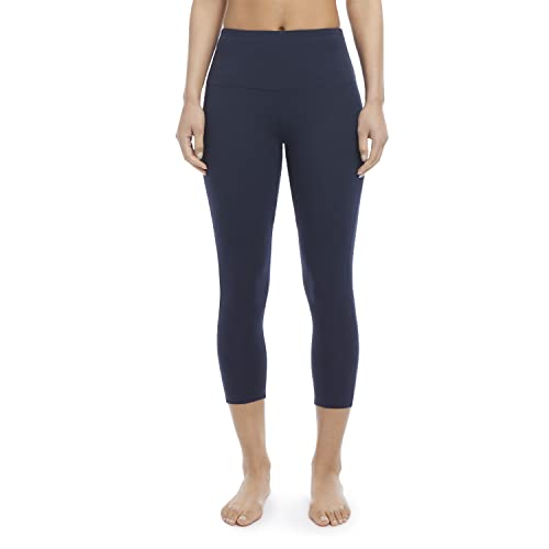 Jockey Womens Cotton Stretch Basic Capri - color: Neo Navy, size: Small