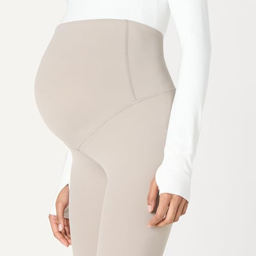 Amazon Essentials Women's Maternity High-Rise Over the Belly Formflex Full Length Legging, Soft, Moisture Wicking - color: Taupe, size: X-Small