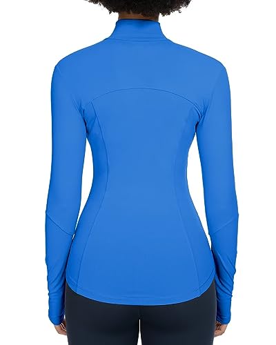Queenie Ke Womens Running Jackets with Zipper Pockets - color: Dream Blue, size: X-Small