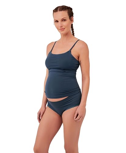 Pact Organic Cotton Maternity Foldover Hipster Underwear for Pregnancy Postpartum, 4 pack - color: Everyday Basics