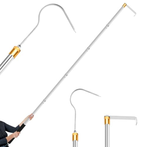 Truck Bed Cargo Grabber Retriever Tool, Adjustable 34 to 70 Inch Reach Pole