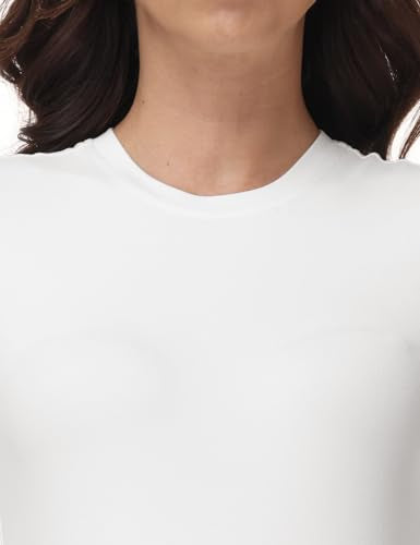 Women's Maternity Bodysuit Short Sleeve T Shirt - color: White, size: Large
