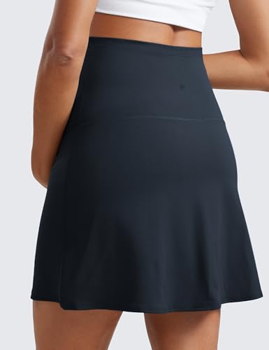 CRZ YOGA Maternity A Line Golf Skirts - color: True Navy, size: X-Large