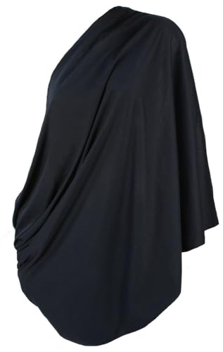 Nursing Cover Up Scarves for Breastfeeding Privacy Multi Use Infinity - color: Solid Black