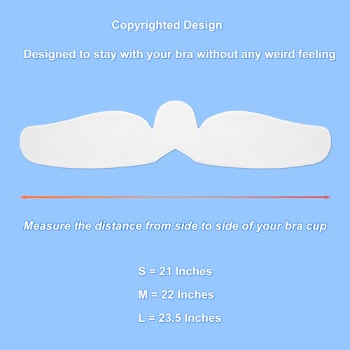 KimYoung Under Breast Sweat Pads 3PCS 100% Cotton Bra Liner Reusable - size: Large