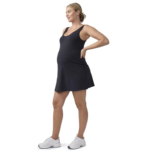 Ingrid & Isabel Everyday Active Maternity Dress - color: Black, size: Small
