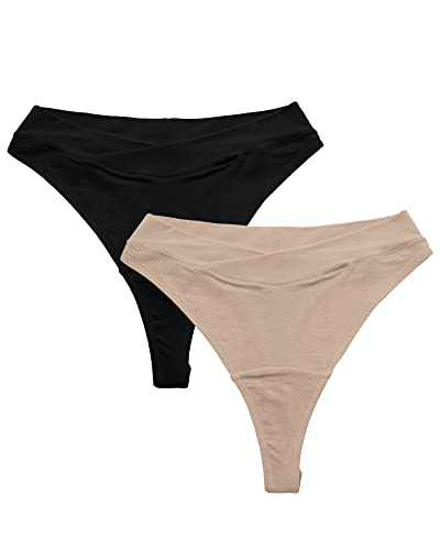 Kindred Bravely Maternity Thong Panties | Under the Bump Maternity Thong 2-Pack - size: 1X-2X