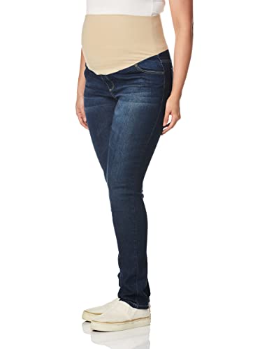 Three Seasons Maternity Women's Maternity Skinny Jean with Neutral Belly Band - size: Large