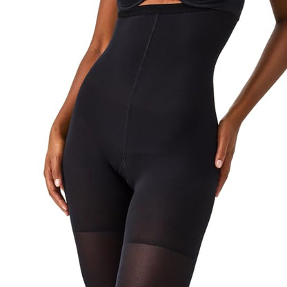 SPANX SPANXshape High-Waisted Mid-Thigh Tight-End Tights - size: A