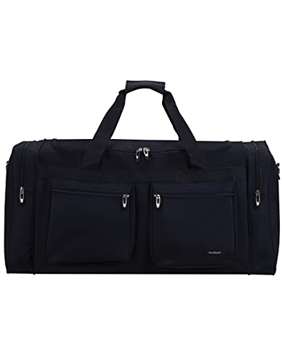 Rockland Duffel Bag, Black, X-Large 30-Inch - color: Black, size: 30"