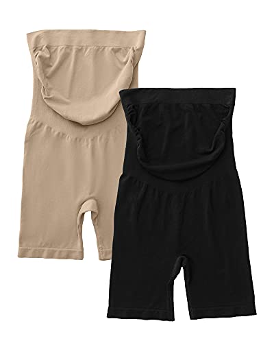 Kindred Bravely Bamboo Seamless No Rub Maternity Shorts 2 Pack - size: Small
