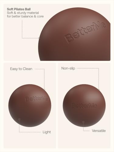 BetterMe Soft Pilates Ball - color: Chocolate Brown
