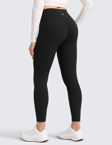 CRZ YOGA Matte Fleece Lined Leggings 25'' - color: Black, size: Medium