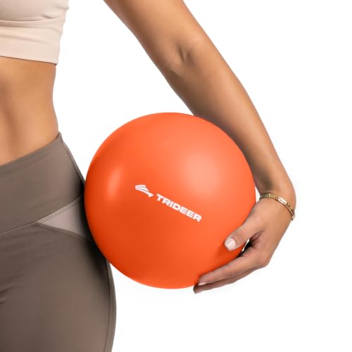 Trideer 9 Inch Pilates Ball, Classic-Size Multi-Use Small Exercise Ball - color: Orange