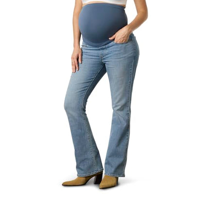 Levi Strauss Signature Gold Women's Maternity Comfort-Stay Bootcut Jeans - color: (New) Aromatic Air, size: Medium