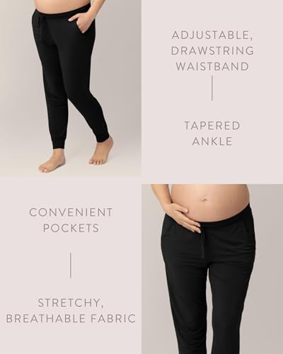 Kindred Bravely Everyday Maternity Lounge Jogger Pants for Postpartum - color: Navy, size: Small