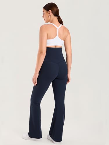 MOMANDA Flared Maternity Leggings 31.5" - color: Twilight Blue, size: Medium