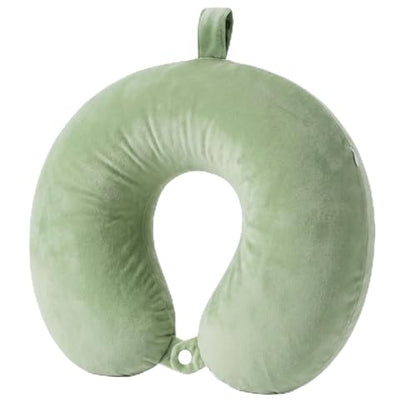 Travel Neck Pillow for Airplane with Pure Memory Foam(Teal) - color: Teal
