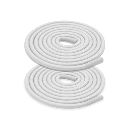 Elastic Shoe Laces for On Cloud 5, 6 Replacement Strings - color: White, size: 34in (85cm)