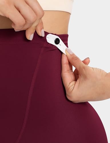 Buttergene 3 Pack Maternity Leggings with Elastic Band - color: 3pack Black/Navy/Wine, size: Small