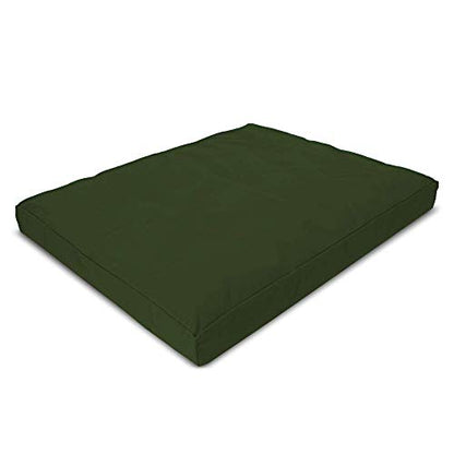 Bean Products Large Zabuton Meditation Cushion, Cotton Filled - Earth - color: Earth, size: Premium 32x26x3