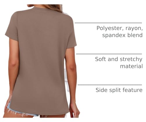 Ficerd 3 Pack Women's Maternity T Shirts - color: Black, Coffee, Army Green, size: Medium