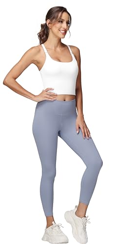 Foucome Nursing Tank Tops Racerback Longline Nursing Sports Bra - color: White, size: Small