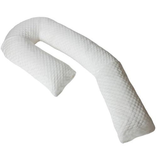 MedCline Cooling Full Length Body Pillow for Side Sleepers, 22"x50"x6" - size: Cooling