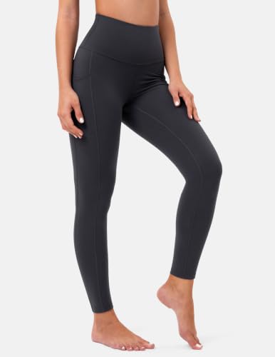 Colorfulkoala Essential 7/8 Leggings with Pockets - color: Charcoal Grey, size: X-Large
