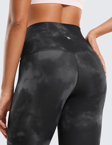 CRZ YOGA Butterluxe Leggings 25" - color: Grey Tie Dye, size: Medium
