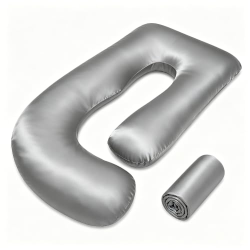 Cooling Pregnancy Pillowcase Compatible with 55 to 57 Inch Maternity Pillow