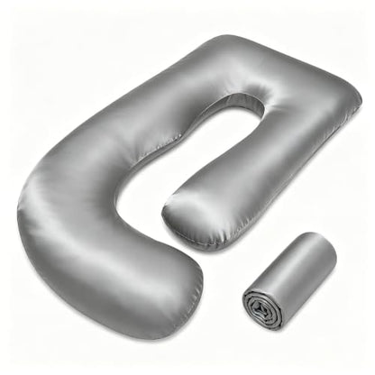 Cooling Pregnancy Pillowcase Compatible with 55 to 57 Inch Maternity Pillow