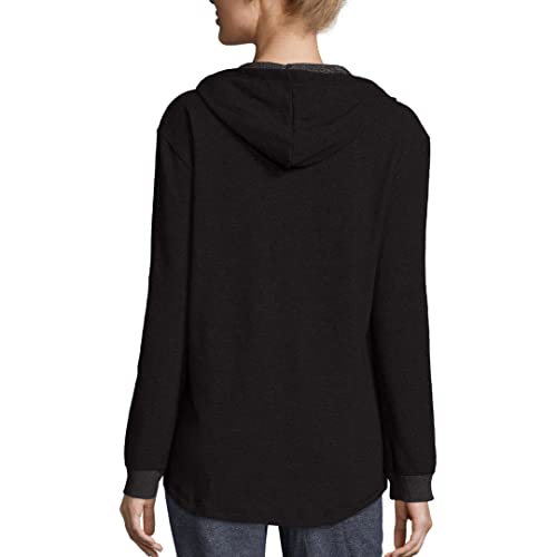 Hanes womens French Terry Zip Hoodie - color: Ebony, size: XX-Large