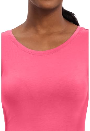 Healing Hands Underscrub Long Sleeve Women Knits Scrub Tops - color: Carnation Pink, size: XX-Large