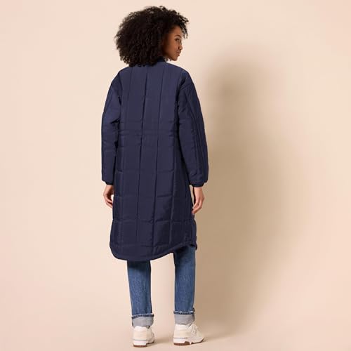 Amazon Essentials Women's Oversized Quilted Coat (Available in Plus Size) - color: Navy, size: Small