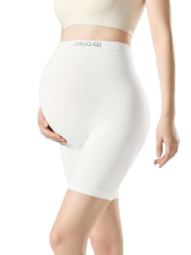 Maternity Underwear High Waisted Seamless Underwear for Women - color: White, size: Medium