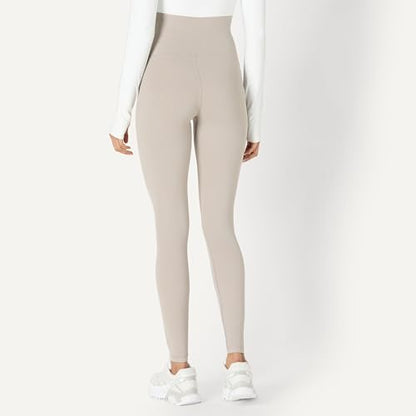 Amazon Essentials Women's Maternity High-Rise Over the Belly Formflex Full Length Legging, Soft, Moisture Wicking - color: Taupe, size: Medium