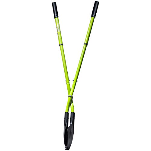 Earthwise 50002 Gator Grabber Telescoping Leaf Clean-Up Tool, Green/Black - style: Gator Grabber
