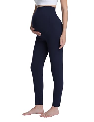 Women's Maternity Pajamas Sets 2 Piece Sleepwear - color: Navy Blue, size: Large
