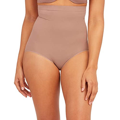 SPANX SPANXsculpt Power Series High-Waisted Brief - color: Cafe Au Lait, size: Small
