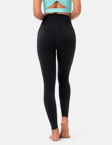 Colorfulkoala Essential 7/8 Leggings with Pockets - color: Black, size: X-Small