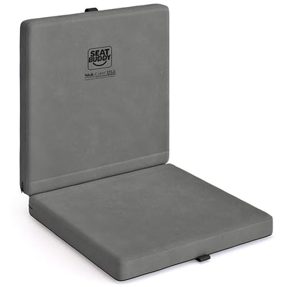 Skil-Care Seat Buddy Cushion, Foldable, 16x16, Grey Cozy Cloth, 914352 - color: Grey