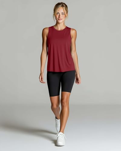 5 Pack Women's Dry Fit Tank Tops Muscle Sleeveless Workout Athletic Gym - color: Set 6, size: X-Small