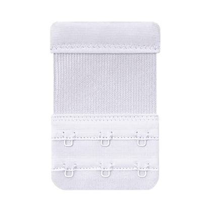 Women's Bra Extenders 4 Hook / 3 Hook / 5 Hook / 2 Hook Soft Comfortable Stretchy Bra Extension Strap - color: 3 Hook 3/4 Inch, Black, Beige, White