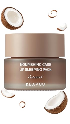 Klavuu Coconut Lip Sleeping Mask Overnight for Chapped Lips (0.7oz) - color: Coconut